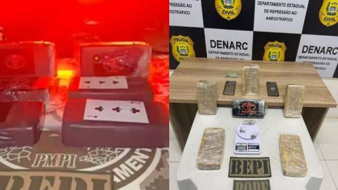 Casal é preso com seis quilos de droga que seria levada para Timon