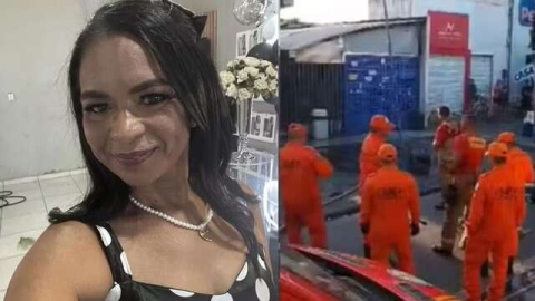 Mulher que foi atingida por incêndio em mercado morre em hospital