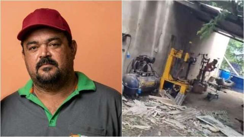Homem morre em hospital após ser atigido por explosão enquanto enchia um pneu de caminhão
