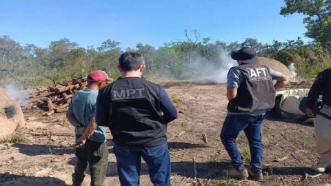 Operação resgata trabalhadores submetidos a condições análogas à escravidão em carvoaria no sul do Piauí