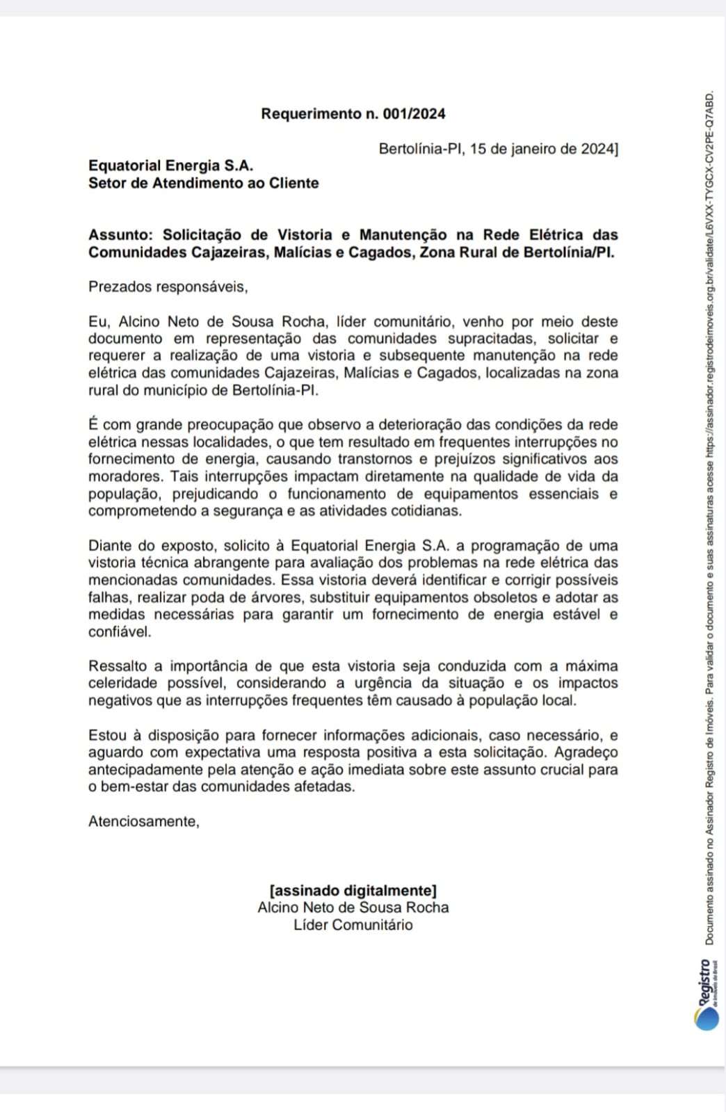 requerimento