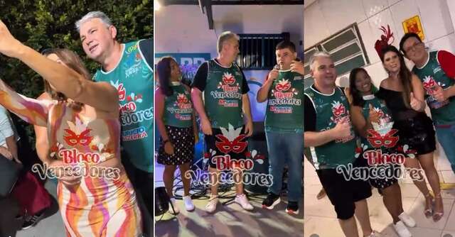 Bloco Vencedores, coordenado pelo Maurício Bezerra, reuniu grande público na AABB