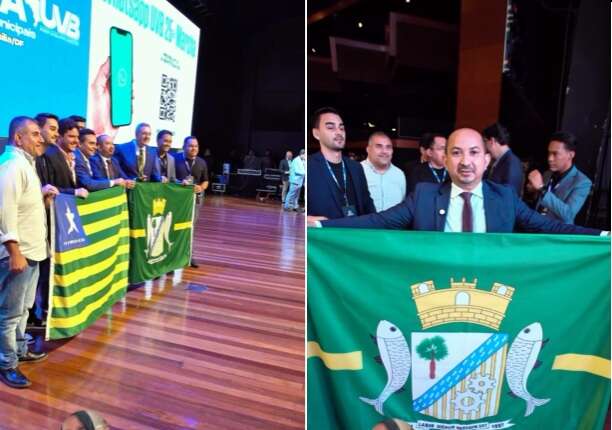 Vereadores-FLO reconhecidos ao conquistarem, pelo 2º ano, o Troféu Destaque Nacional