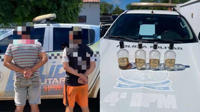 Pai e amigo são presos por embriagar adolescente de 15 anos no Sul do Piauí