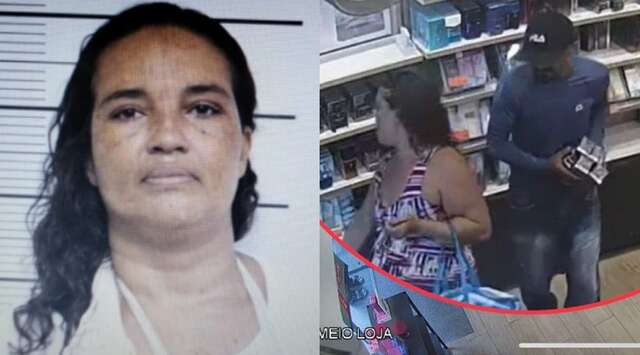 Suspeita de roubos em loja é presa. A mesma mostrava partes íntimas quando nao conseguia realizar o crime