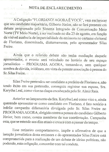 esclarecimentogilberto