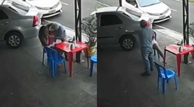 Subtenente é preso após agredir mulher em bar e apontar arma pra vítima